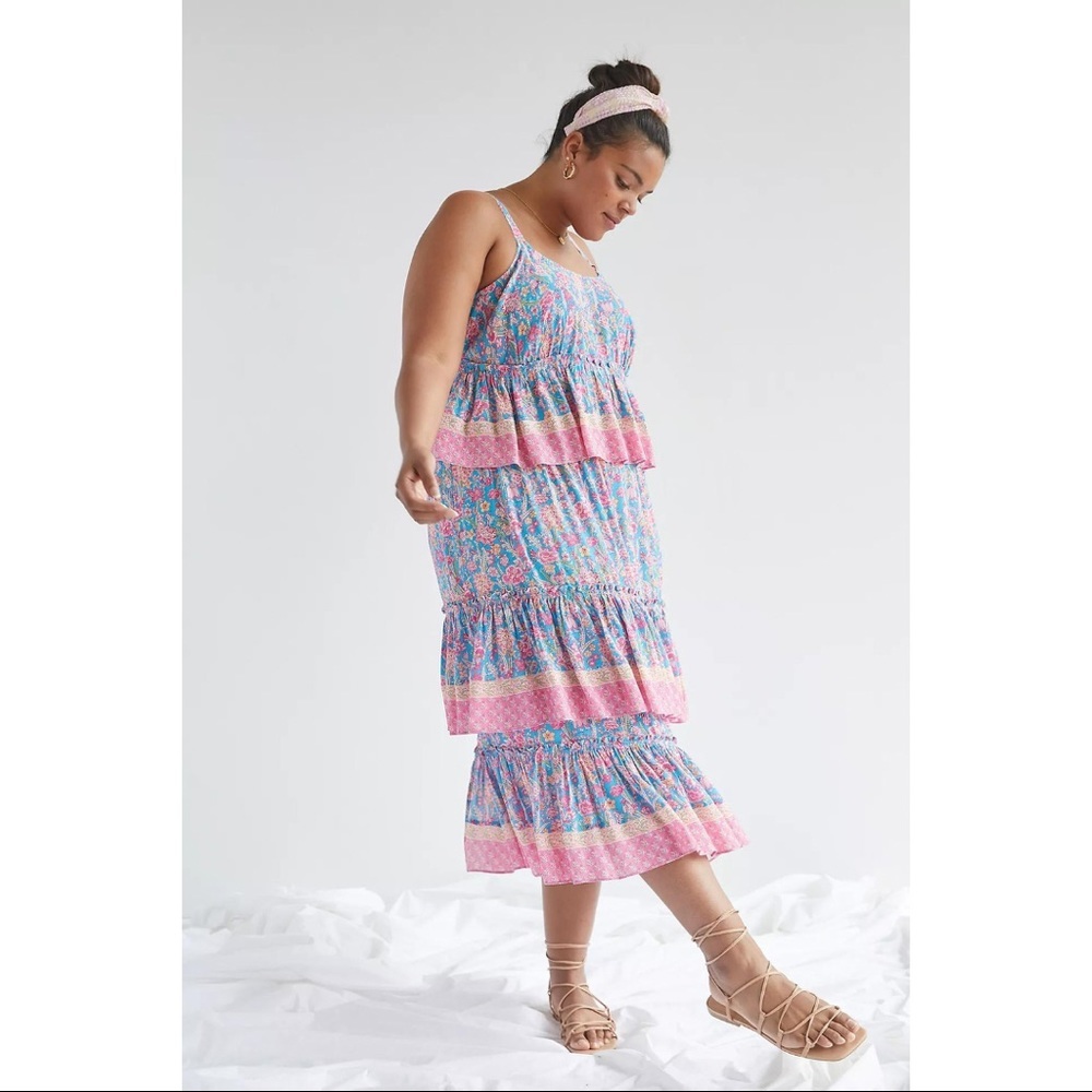 Anthropologie Plenty By Tracy Reese Meadow Tiered skirt NWT SZ XL, 1X, 2X - Picture 4 of 10